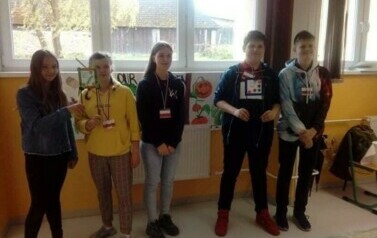 Wsp&oacute;lne zdjęcie uczni&oacute;w podczas Erazmus.