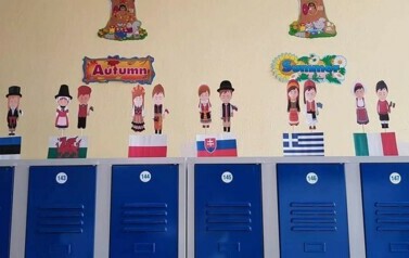 Zdjęcie przedstawia kraje uczestniczące w Erazmus.