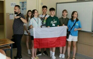 Zdjęcie polskich uczni&oacute;w na wyjeździe Erazmus.