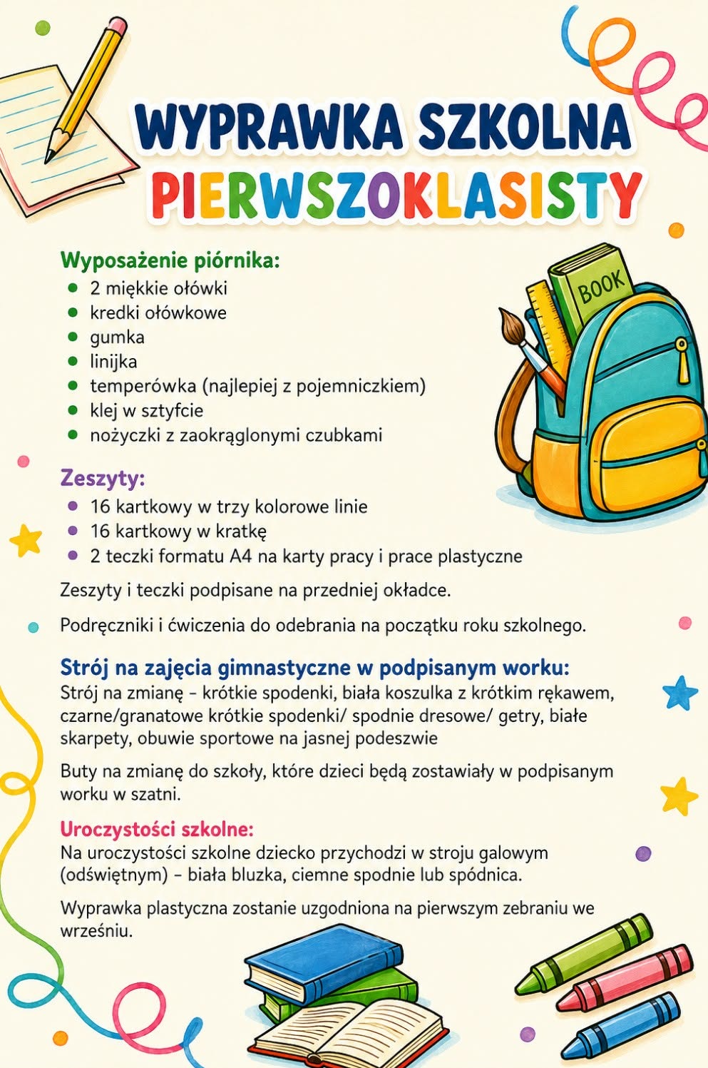Plakat Szkolny