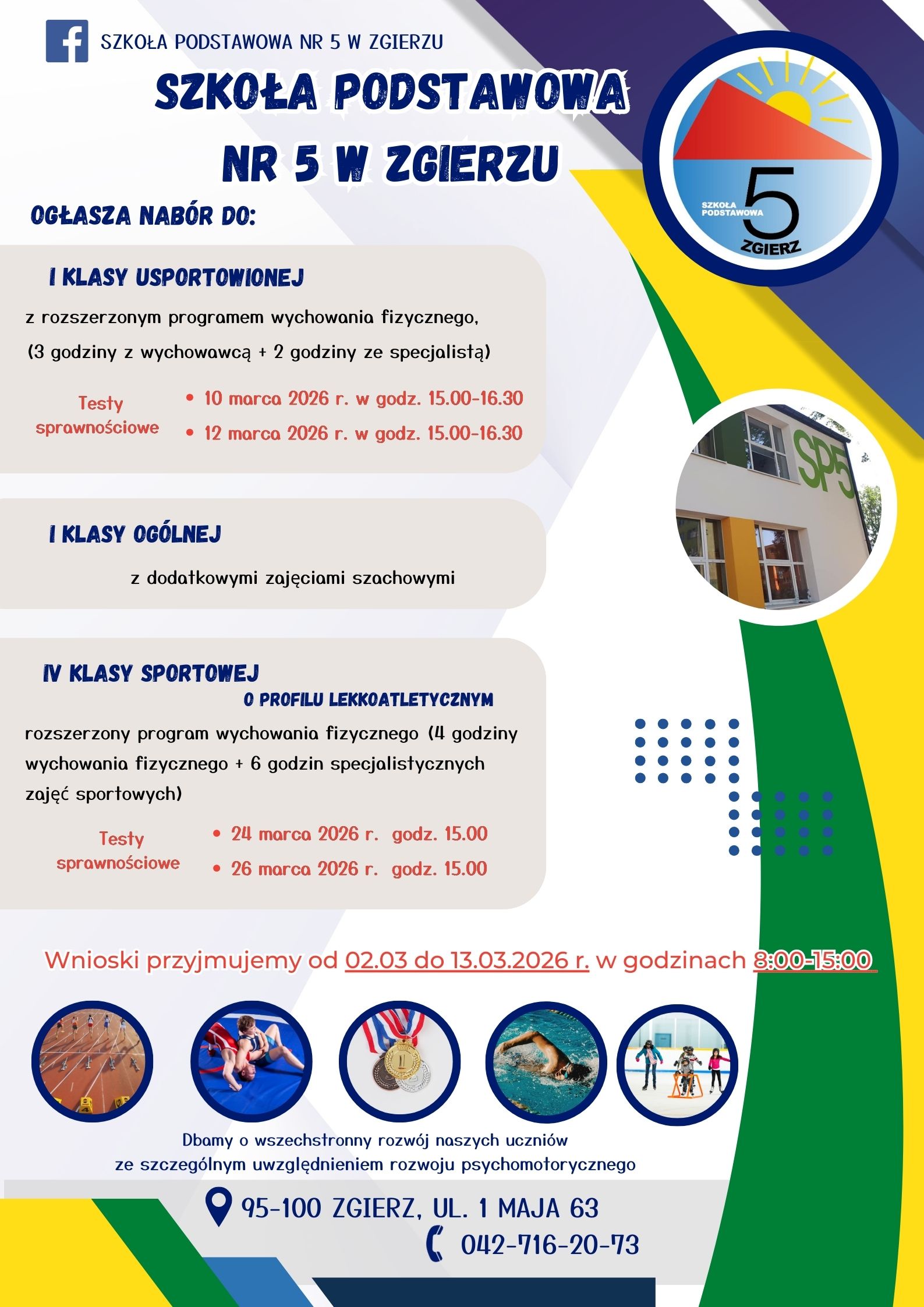 Plakat rekrutacji.