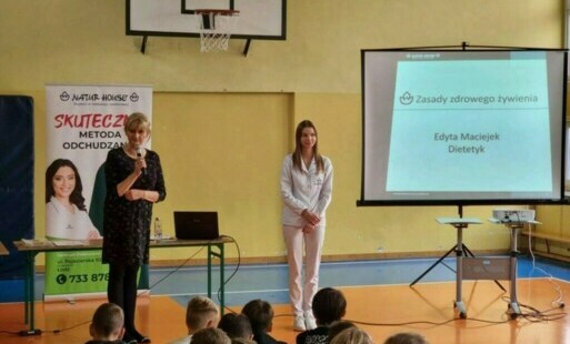 Zdjęcie z zajęć z Panią Dietetyk